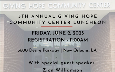 You’re invited: Giving Hope Luncheon